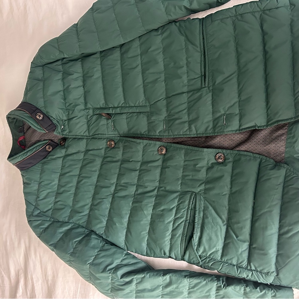 Ted Baker Men's Forest Green Puffer Jacket